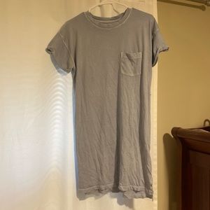 Light blue soft T-shirt dress Abercrombie & Fitch